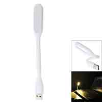 Bendable Portable USB LED Mini Night Lamp White