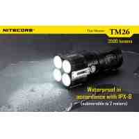 Nitecore TM26 4*XM-L LED 3500LM Strong Light Waterproof LED Flashlight