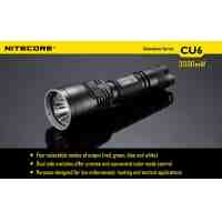 Nitecore CU6 XP-G2 R5 LED 440LM Strong Light Waterproof LED Flashlight Black