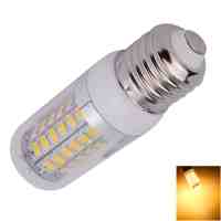 E27 12W 60 x 5730SMD LED 1200LM 2800-3200K Warm White Light LED Corn Light Bulb (85-265V)