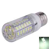 E27 12W 60 x 5730SMD LED 1200LM 6000-6500K White Light LED Corn Light Bulb (85-265V)