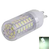 G9 12W 60 x 5730SMD LED 1200LM 6000-6500K White Light LED Corn Light Bulb (85-265V)