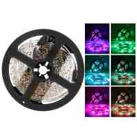 300-LED SMD3528 RGB IR44 Controller 5M Flexible LED Light Strip with Remote Control (12V)