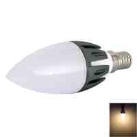 C37 E14 3W 15-LED SMD2835 280LM 3200K Warm White Light 180-Degree Beam Angle LED Bulb (AC 85-265V)