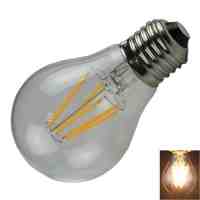 A60 E27 6W 6-LED 600LM 2700K Warm White Light Adjustable LED Light Bulb (AC 85-265V)