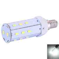 E14 5W 20-LED SMD5630 600LM 6000-6500K Pure White Light LED Corn Lamp (AC 100-240V)