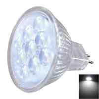 MR16 3W 9-LED SMD2835 220LM 6000-6500K Cool White LED Spotlight with Glass Lamp Cup (DC12V)