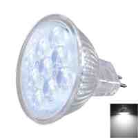 MR16 3W 9-LED SMD2835 220LM 4000-4500K Natural White LED Spotlight with Glass Lamp Cup (DC12V)