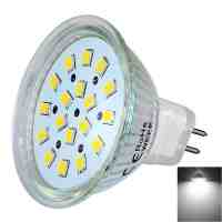 MR16 3W 18-LED SMD2835 230LM 4000-4500K Natural White LED Spotlight with Glass Lamp Cup (DC12V)