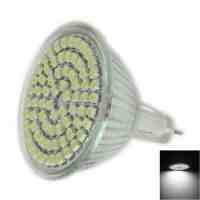 MR16 3.5W 72-LED SMD3528 280LM 6000-6500K Cool White LED Spotlight with Glass Lamp Cup (DC12V)