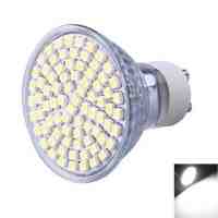 GU10 5W 80x3528SMD LED 6000-6500K White Spotlight (220V)