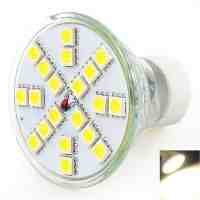 GU10 4W 20x5050SMD LED 2800-3200K Warm White Spotlight (220V)