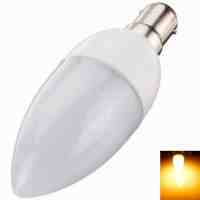 B15 3W 10 LED 2835SMD 2800K-3200K Warm White Light Cusp LED Candle Lamp