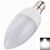 B15 3W 10 LED 2835SMD 6000K-6500K Pure White Light Cusp LED Candle Lamp