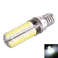 E14 5W 80 LED 5730SMD 520lm 6000-6500K White Light Dimmable LED Corn Lamp (AC 110-130V)