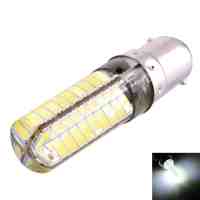 BA15D 5W 80 LED 5730SMD 520LM 6000-6500K White Light Dimmable LED Corn Lamp (AC 110-130V)