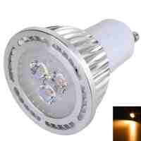 GU10 3W 3*3030SMD LED 2800-3200K Warm White LED Spotlight (AC 85-265V)