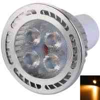 GU10 4W 4*3030 SMD LED 2800-3200K Warm White Light Pearly Polish LED Spot Lamp (AC 85-265V)