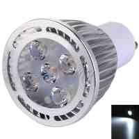 GU10 5W 5*3030SMD LED 6000-6500K White LED Spotlight (AC 85-265V)