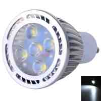 GU10 5W 5*3030 SMD LED 6000-6500K White Light Pearly Polish LED Spot Lamp (AC 85-265V)