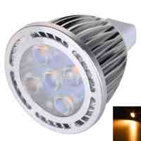 MR16 5W 5*3030SMD LED 2800-3200K Warm White Light Pearly Polish LED Spotlight (AC/DC 12V)