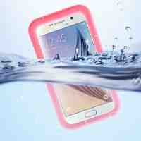Waterproof Protective Phone Case for Samsung Galaxy S6 / S6 Edge Pink