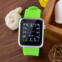 Atongm W009 Intelligent Android and IOS 4-Mode Bluetooth Silicone Wristband Watch with Calendar Display Green