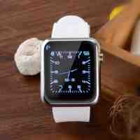 Atongm W009 Intelligent Android and IOS 4-Mode Bluetooth Silicone Wristband Watch with Calendar Display White