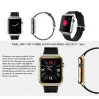 K8 Android 4.4 with 2M pixels Webcam Wifi FM Bluetooth Smart Watch Phone Support SIM Card Black