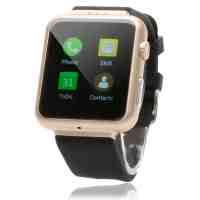 K8 Android 4.4 with 2M pixels Webcam Wifi FM Bluetooth Smart Watch Phone Support SIM Card Champagne