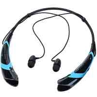 HBS-760 Neckband Style Bluetooth V4.0 IOS and Android Systems Stereo Headset Black and Blue