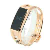 D8 Titanium Alloy Bluetooth Sync Smart Watch Phone Bracelet for IOS Android iPhone6 Golden