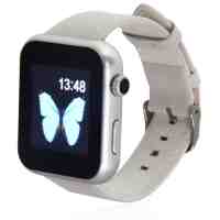 Atongm AW08 Touch Screen Bluetooth Smart Watch White
