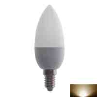 E14 3W 10 LED 2835SMD 250LM 2700K Warm White Light LED Candle Lamp White