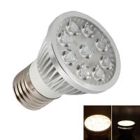 E27 4.5W 9 LED 3000-3500K Warm White LED Spotlight Bulb (85V-265V)