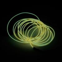 DY LED Flexible Lamp 3M 2-3mm Steel Wire Rope LED Strip with Controller Yellow