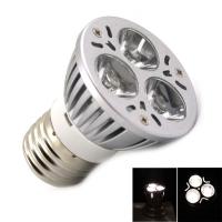 E27 3W 85-265V 3 LED Warm Light Spotlight Light LED Bulb