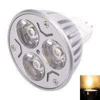 MR16 3W 3 LED 240 Lumen Warm White Light LED Spotlight Lamp (12V)