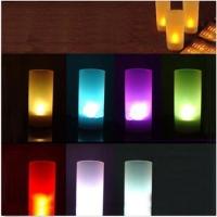 LED Electronic Candle Light Color Change Sensor Flicker