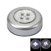 4 LED Bulbs Touch Lamp Cabinet Light