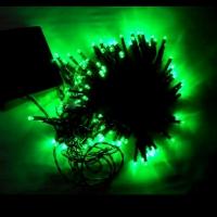 100 LED Light Solar String Lamp Festival Deco Green