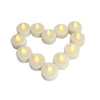 12 Flicker Light Flameless LED Tealight Tea Candles