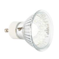 Cool White GU10 20 LED 110V Bulb Flood Dimmable