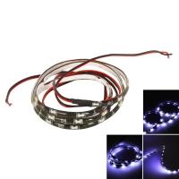 30cm 60 LED Flexible LED Strip Light Side View Black