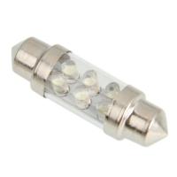 6 LED Interior Dome Festoon Car Light Bulb White