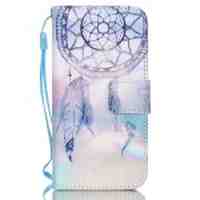 Leather Wallet Stand Case for iPhone 5s 5 - Dream Catcher