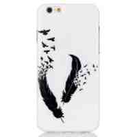 Soft IMD TPU Case Accessory for iPhone 6s 6 - Feathers Pattern