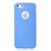 COMMA Soft TPU Phone Case for iPhone 5 / 5s - Blue