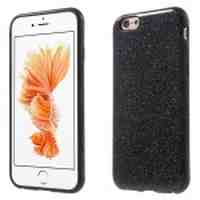 Glitter Powder TPU Phone Case for iPhone 6s / 6 - Black