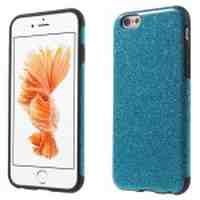 Glitter Powder TPU Skin Case for iPhone 6s / 6 - Blue